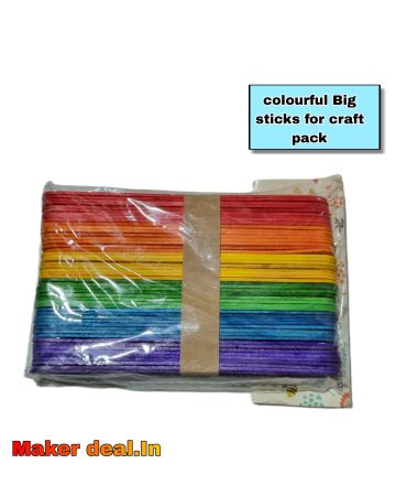 Colourful Big sticks For Craft Pack
