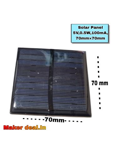 solar Panel %V 0.5 100ma 0 mm 70 mm